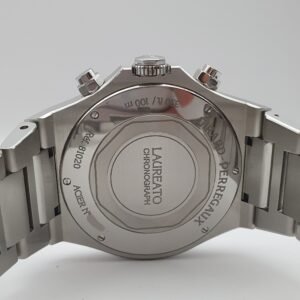 Girard Perregaux GP Laureato Chronograph 81020-11-431-11A 42mm Blue Steel Complete Set Box Papers MSRP 27000 - Image 6