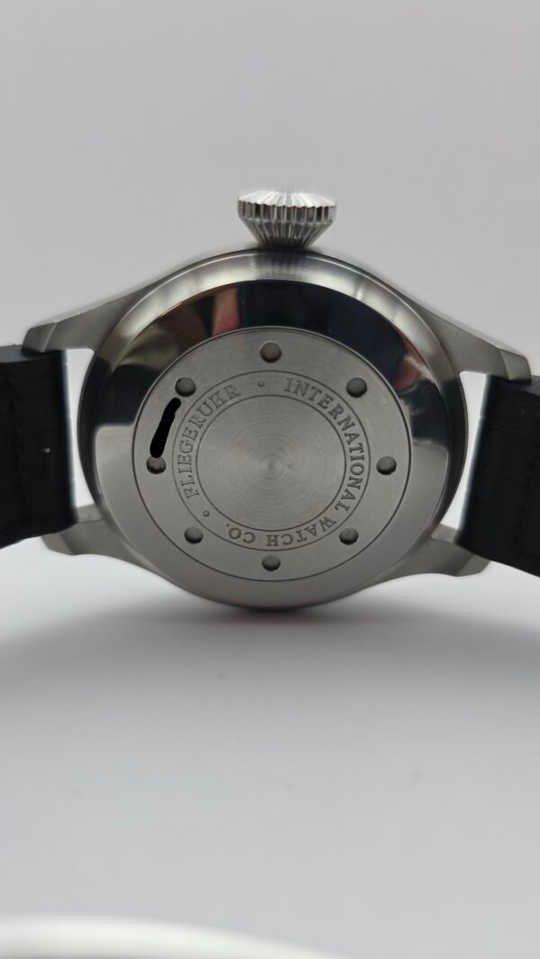 IWC Big Pilot 7 Day Power Reserve IW500401 Black 46mm Stainless Steel Full Set