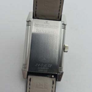 JLC Jaeger LeCoultre Grande Reverso 240.8.72 GMT Monoface Q3038420 White 47mm x 29mm Stainless Steel Full Set - Image 8