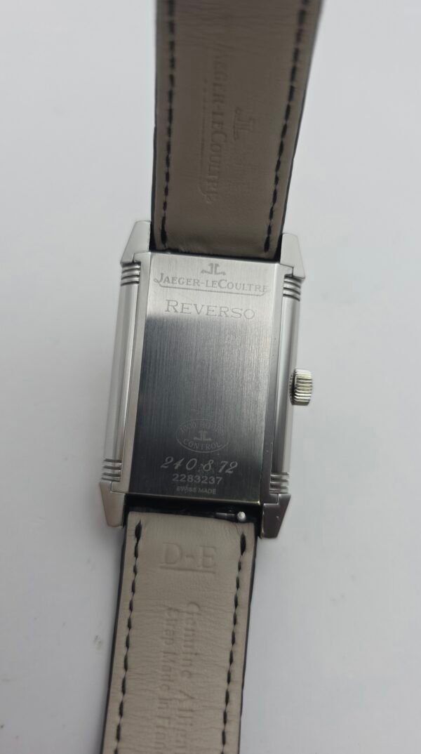 JLC Jaeger LeCoultre Grande Reverso 240.8.72 GMT Monoface Q3038420 White 47mm x 29mm Stainless Steel Full Set
