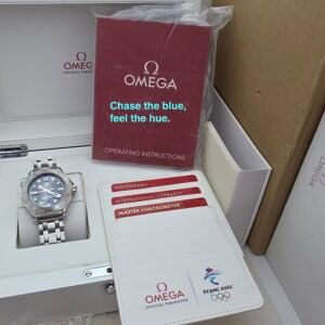 Omega Beijing Olympic Seamaster Diver 300m 522.30.42.20.03.001 Blue 42mm Stainless Steel Full Set - Image 8