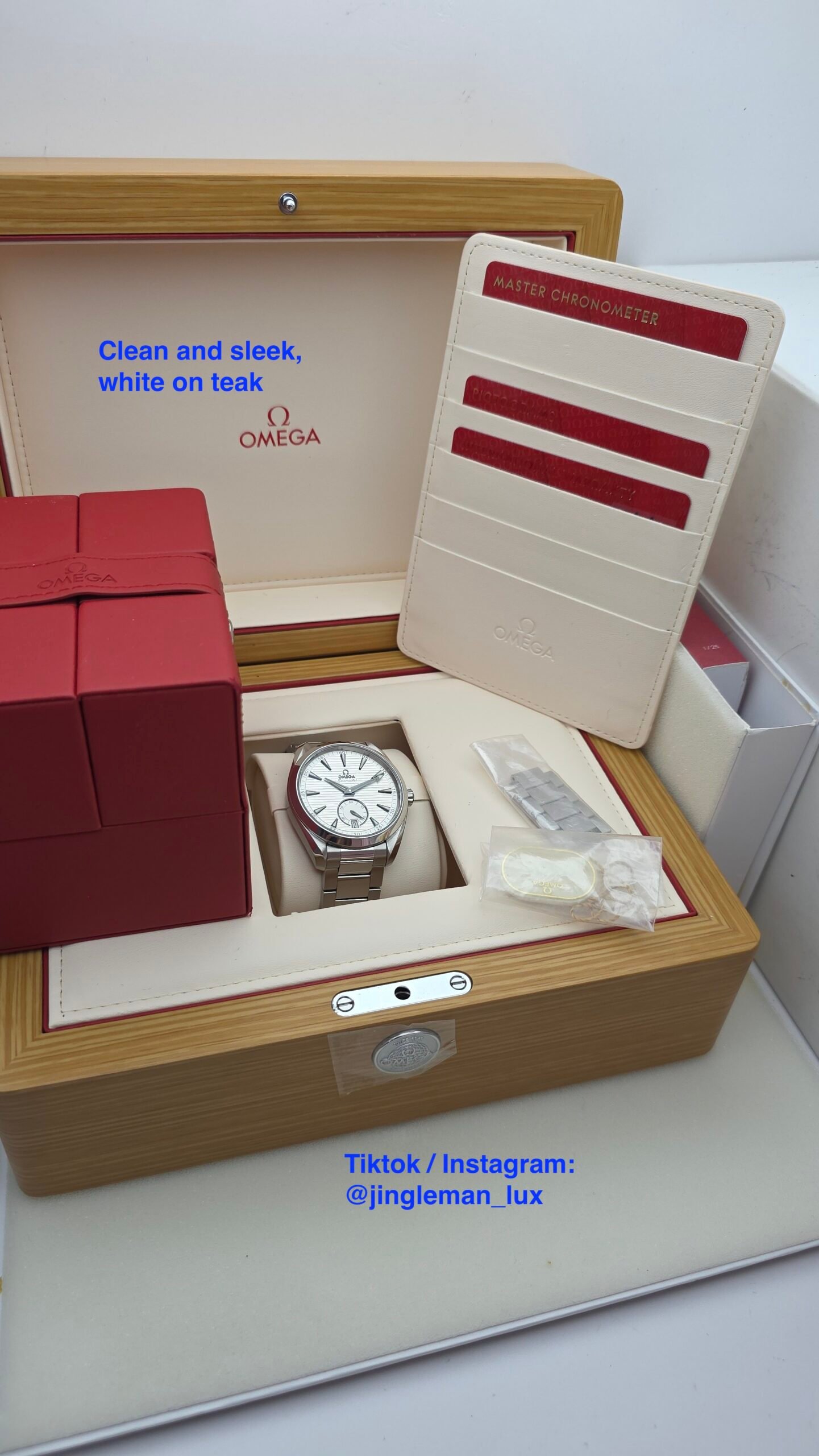 Omega Seamaster Aqua Terra 150m Small Seconds 220.10.41.21.02.002 Silver White 41mm Stainless Steel Full Set - Image 9