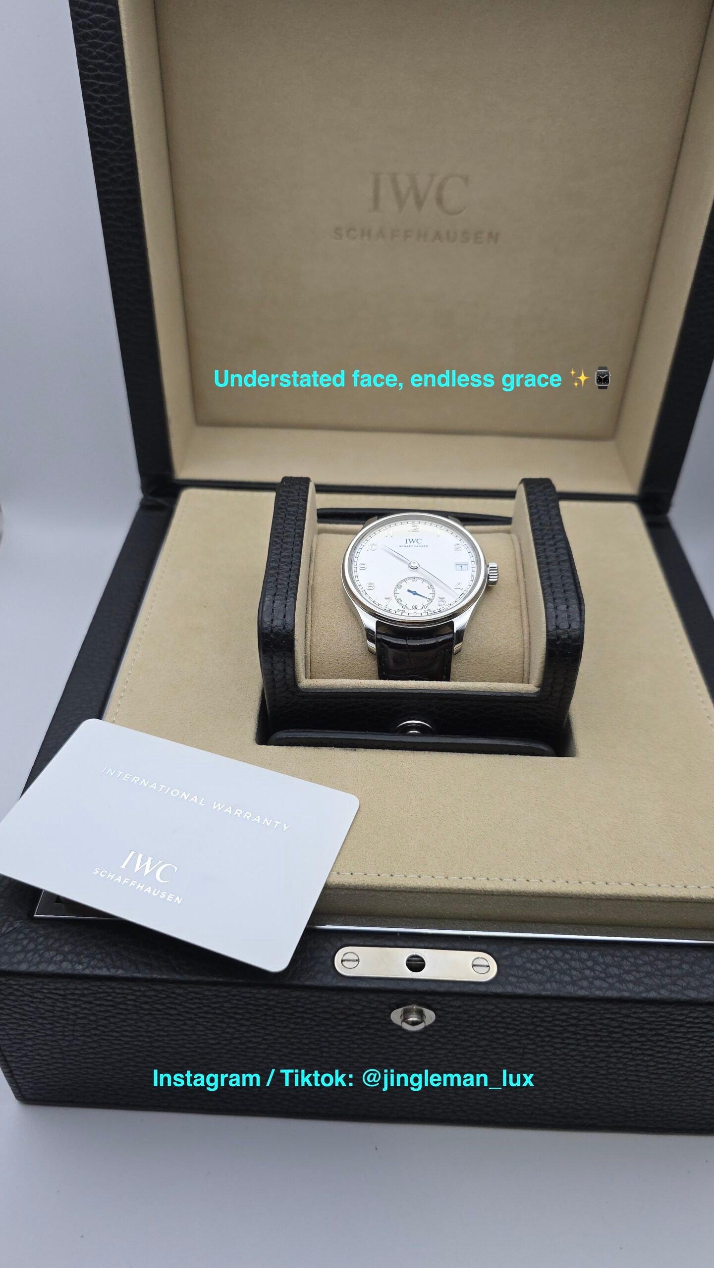 IWC Portugieser Eight Days IW510203 White 43mm Stainless Steel In Warranty - Image 9