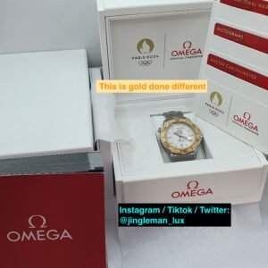 Omega Seamaster Olympics Paris 2024 522.21.42.20.04.001 White 42mm Moonshine Gold Steel Full Set - Image 9