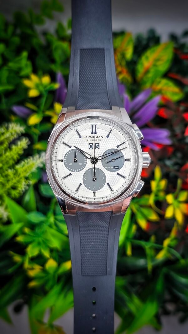 Parmigiani Fleurier PF Tonda Gt Chronograph PFC 906-1020001-400181 42mm White Stainless Steel Full Set