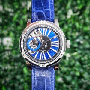 Louis Moinet Metropolis LM-45.10.20 43mm Magic Blue Stainless Steel Ltd Edn 60 pcs Full Set - Image 1