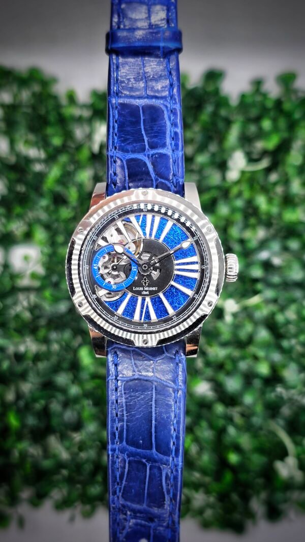 Louis Moinet Metropolis LM-45.10.20 43mm Magic Blue Stainless Steel Ltd Edn 60 pcs Full Set