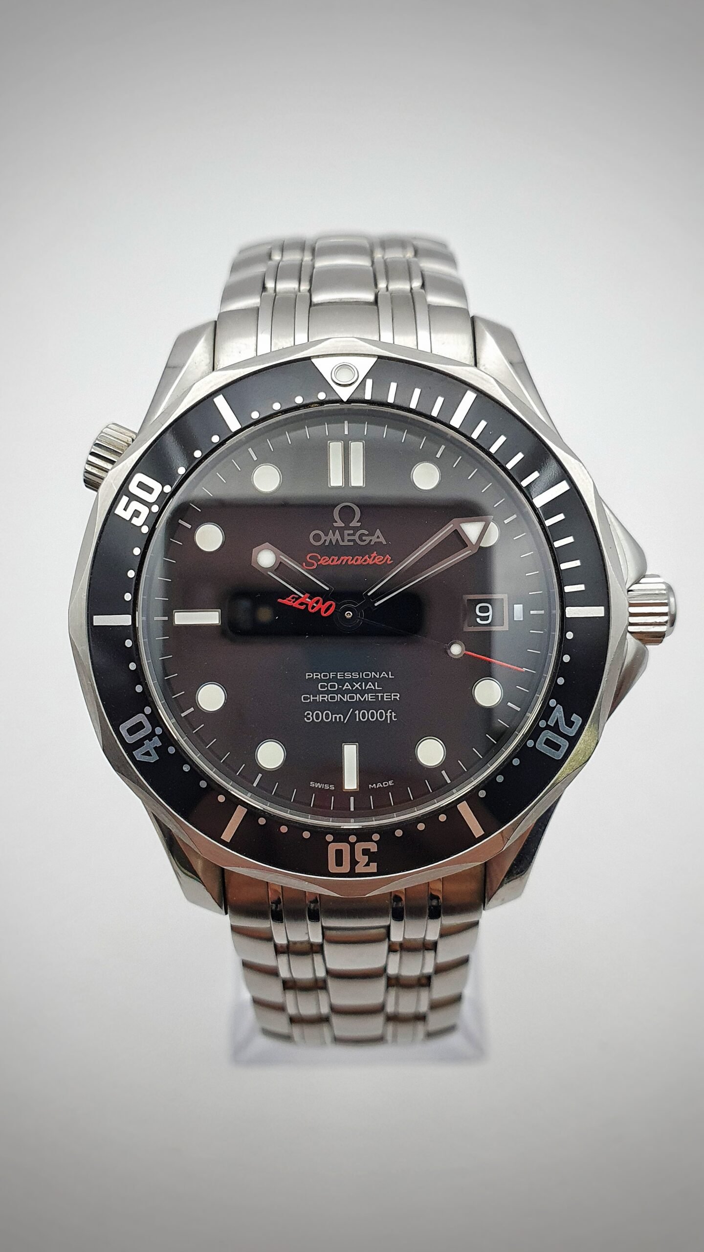 Omega Seamaster Diver 300m 007 James Bond Limited Edition 212.30.41.20.01.001 41mm Black Stainless Steel Full Set - Image 2