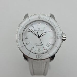 Blancpain Fifty Fathoms Automatic 5015-1127-52A 45mm White Stainless Steel Box and Papers - Image 2