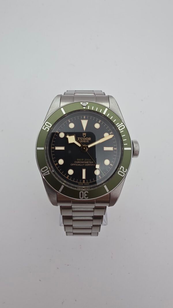 Tudor Heritage Black Bay 41 Harrods 79230G-0001 79230G 41mm Green Stainless Steel Full Set