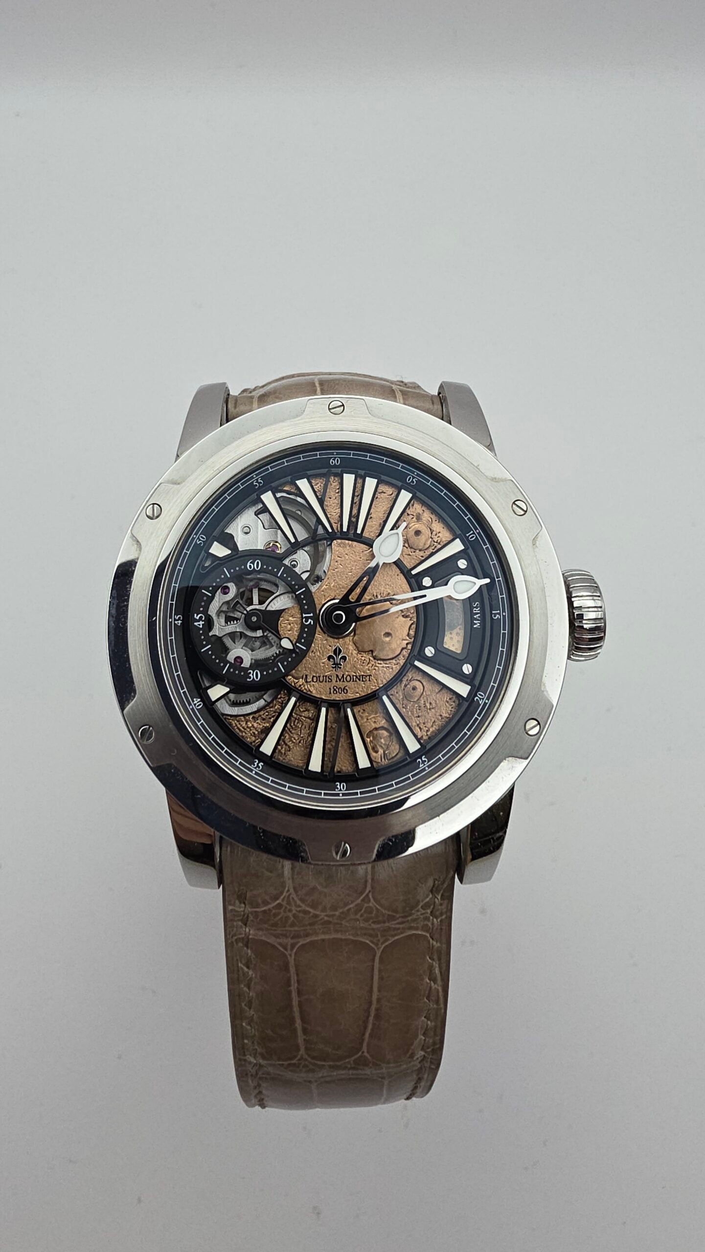 Louis Moinet Mars lm-45.10b.ma 45mm Mars Stainless Steel Ltd Edn 60 pcs Full Set - Image 2