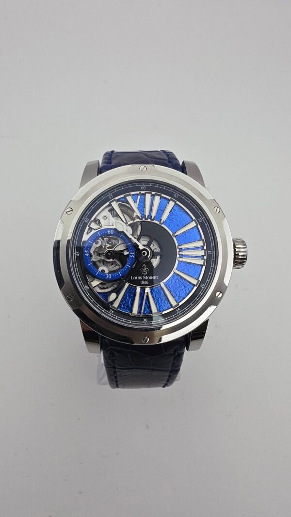 Louis Moinet Metropolis LM-45.10.20 43mm Magic Blue Stainless Steel Ltd Edn 60 pcs Full Set