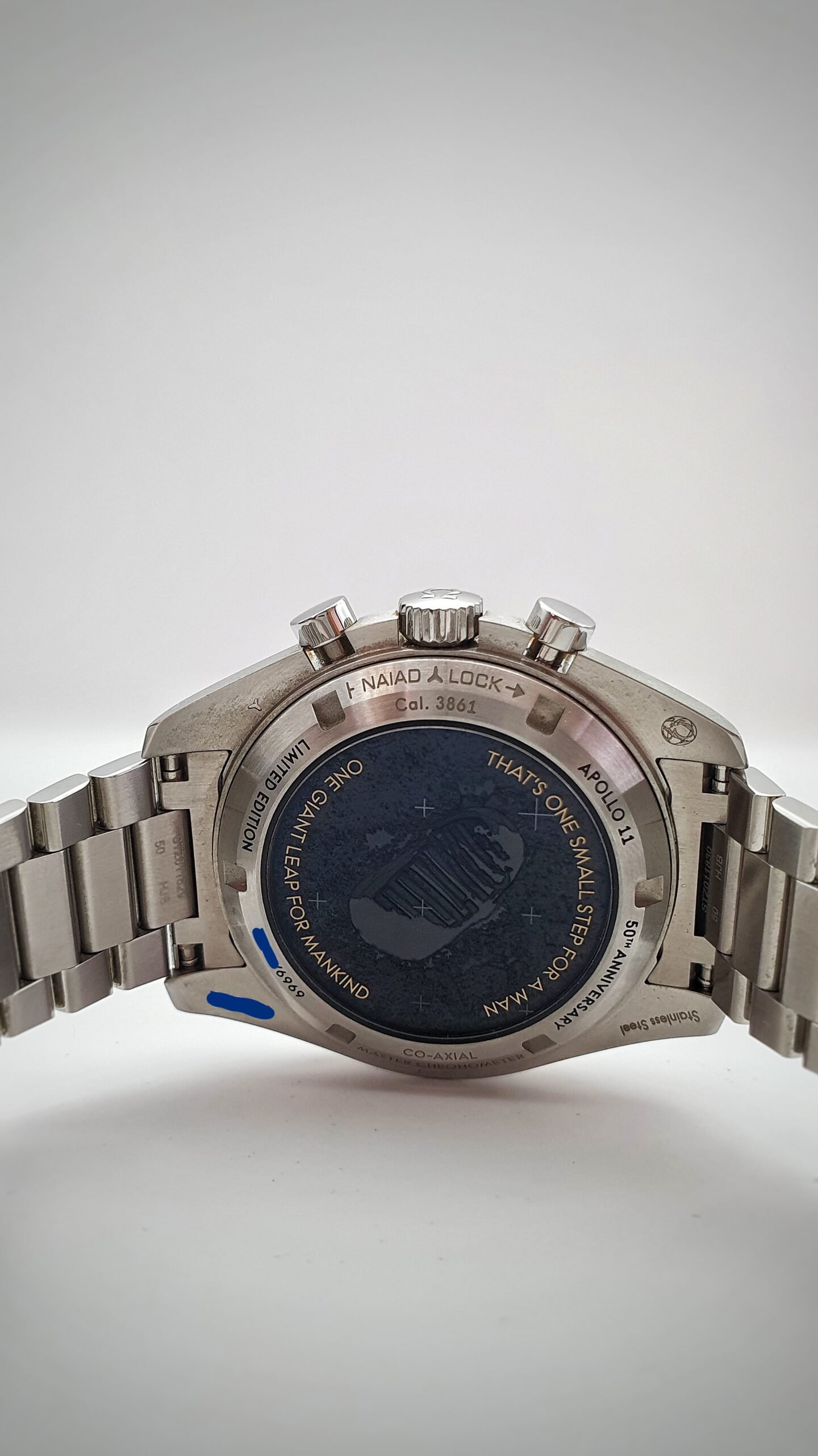 Omega Speedmaster 310.20.42.50.01.001 Apollo 11 50th anniversary 42mm Moonshine Gold Steel Full Set Ltd Ed 6969 piece - Image 7