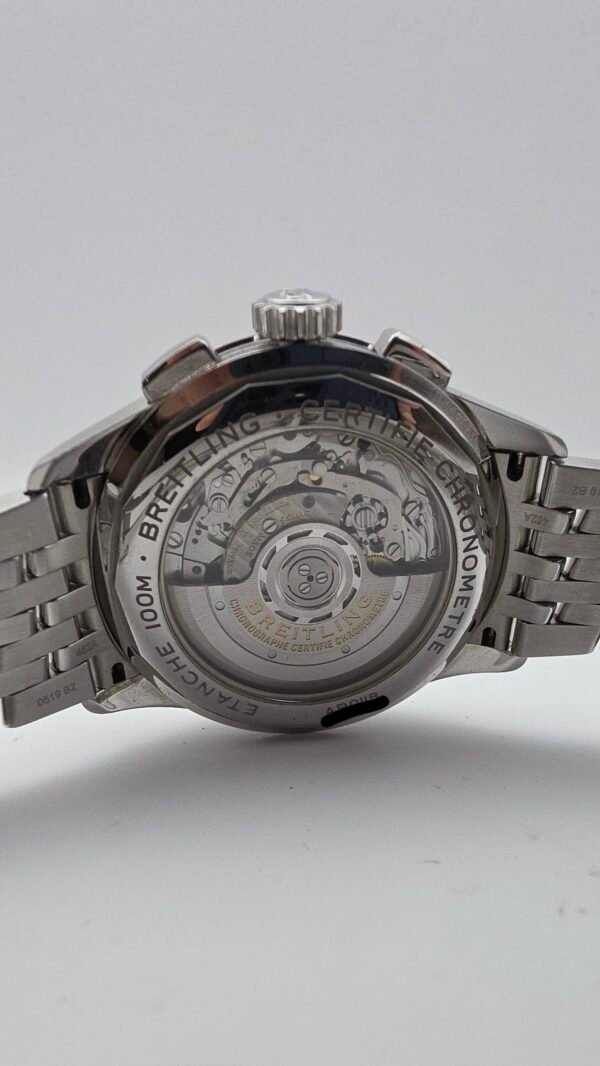 Breitling Premier B01 Chronograph AB0118A61C1A1 42mm Blue Grey Stainless Steel Full Set MSRP 15K