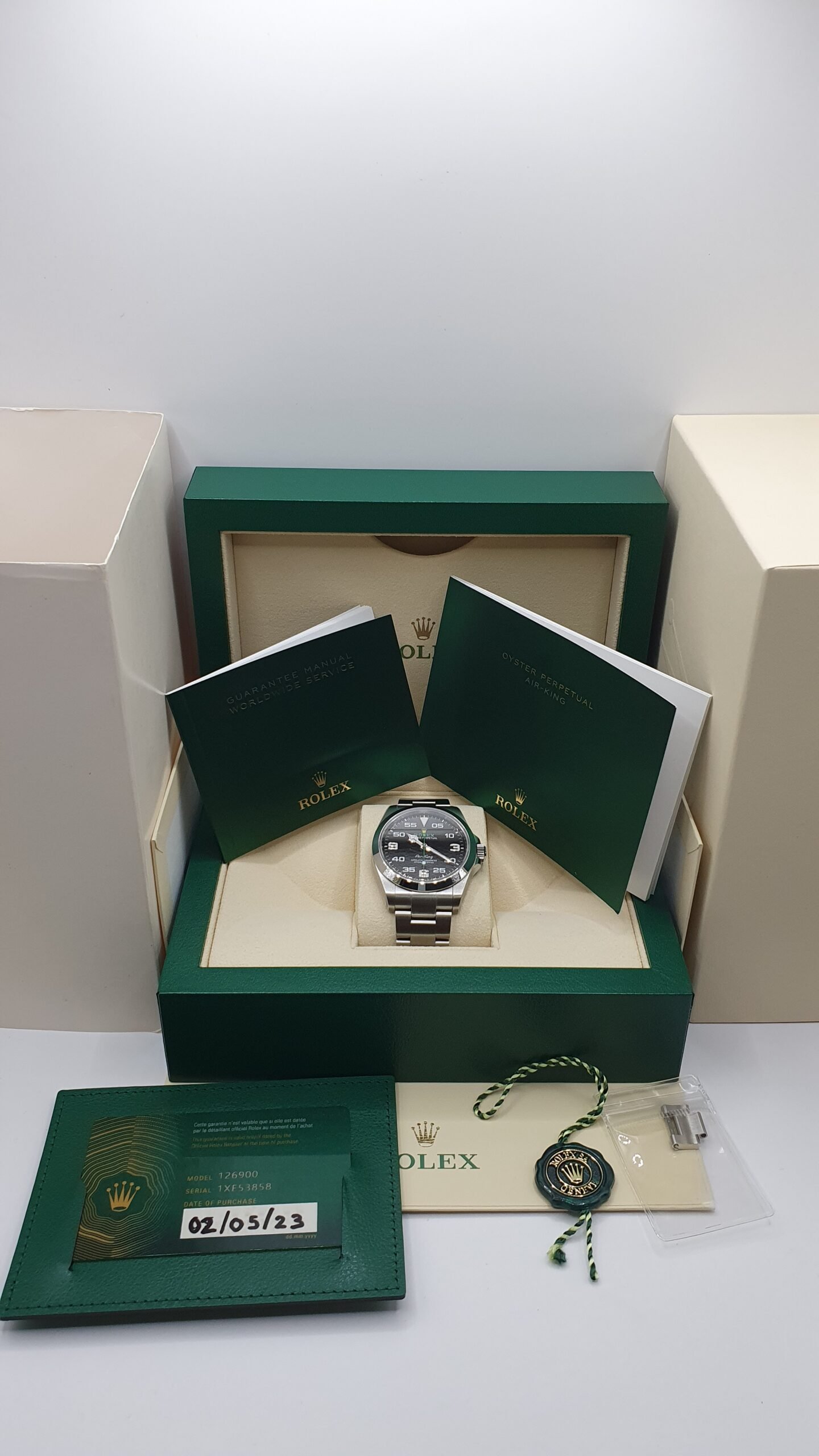 Rolex Air King Airking Ref 126900 40mm Oystersteel Complete Set - Image 7