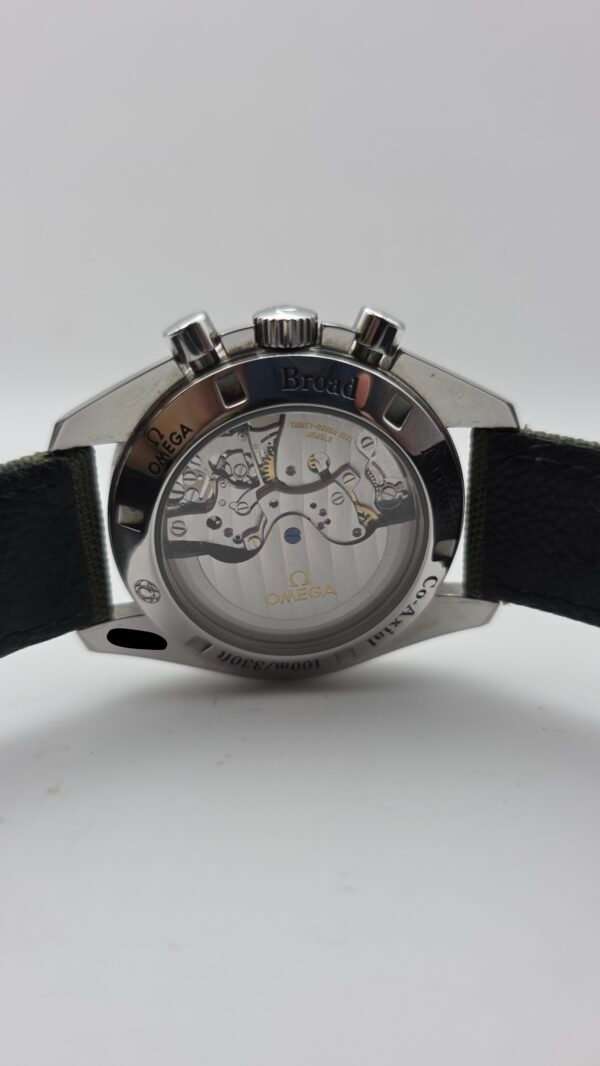 Omega Speedmaster Broad Arrow 1957 321.10.42.50.01.001 Automatic 42mm Black Stainless Steel Box and Papers