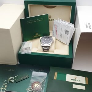 Rolex Explorer I MK 1 214270 Black 39mm Steel Full Set 2015 - Image 8