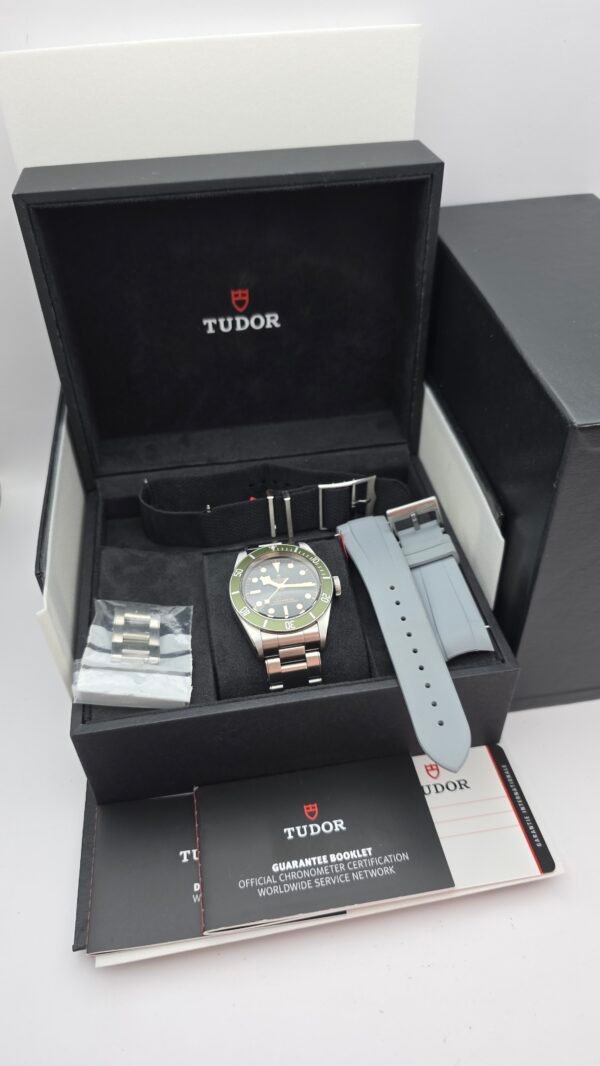 Tudor Heritage Black Bay 41 Harrods 79230G-0001 79230G 41mm Green Stainless Steel Full Set