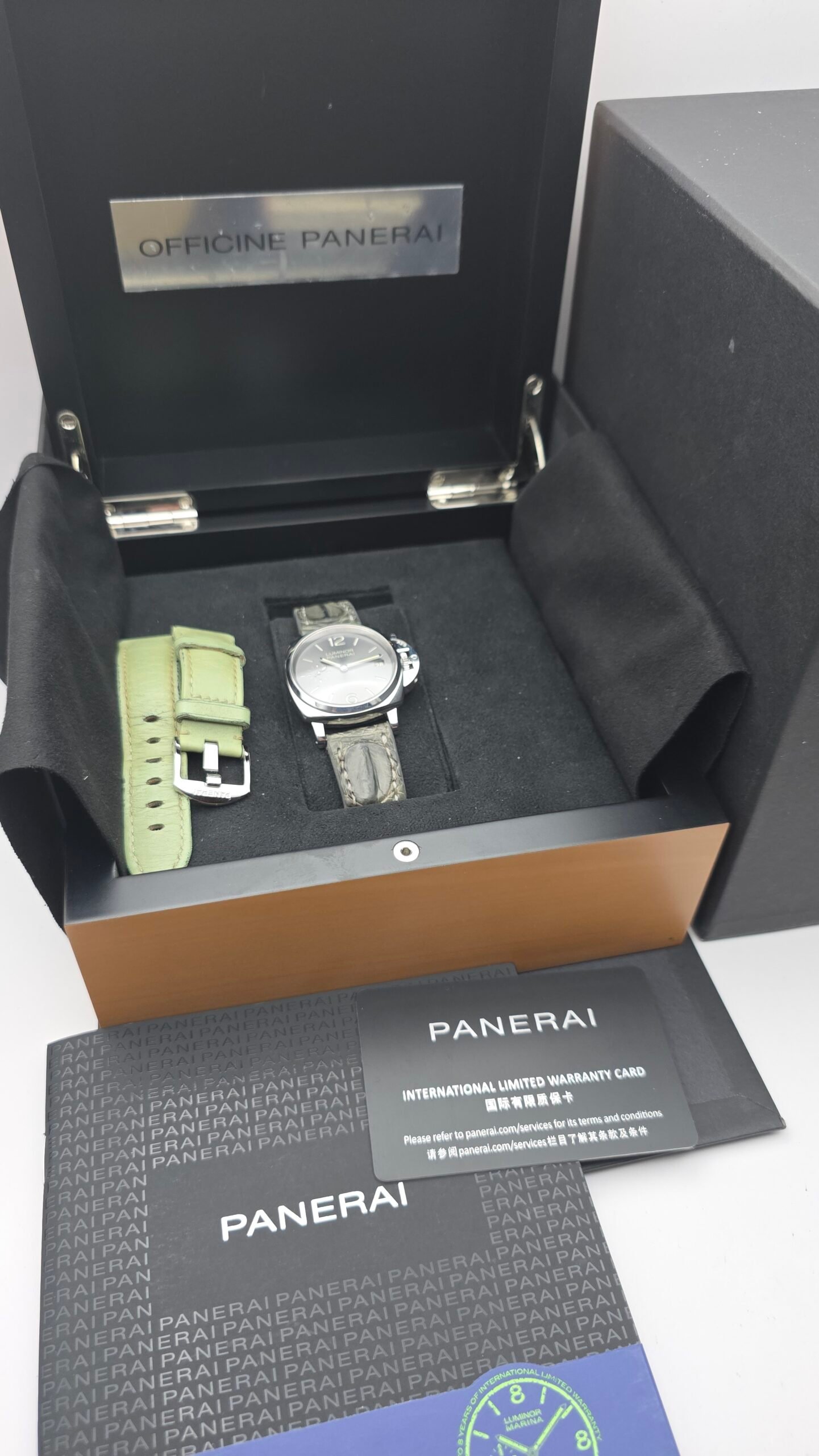 Panerai Luminor Due PAM 755 PAM00755 Automatic 38mm Grey Stainless Steel Full Set - Image 9