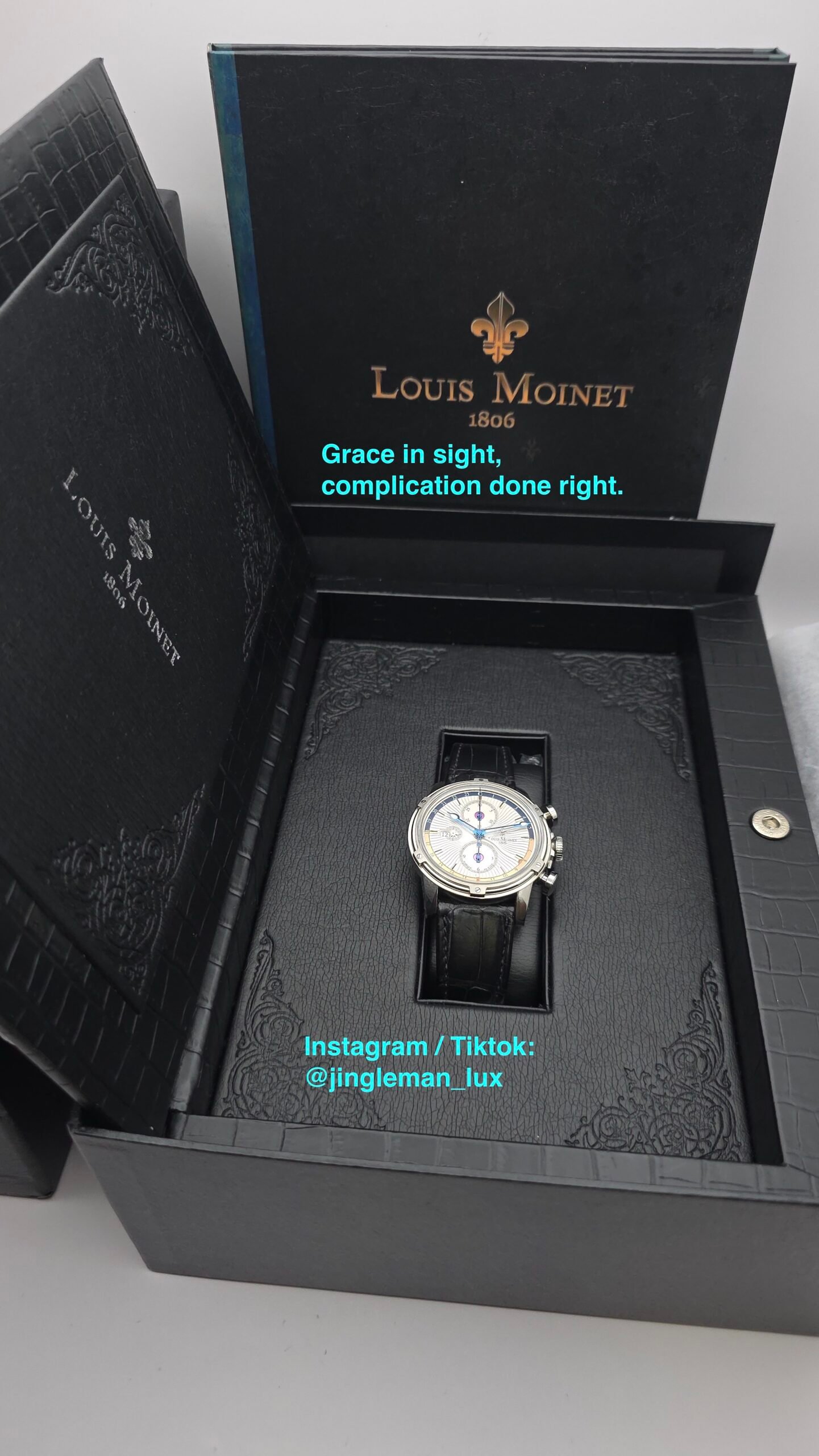 Louis Moinet Geograph Titanium LM-78.20.65 45mm White Titanium Ltd Edn 15 pcs Full Set - Image 9