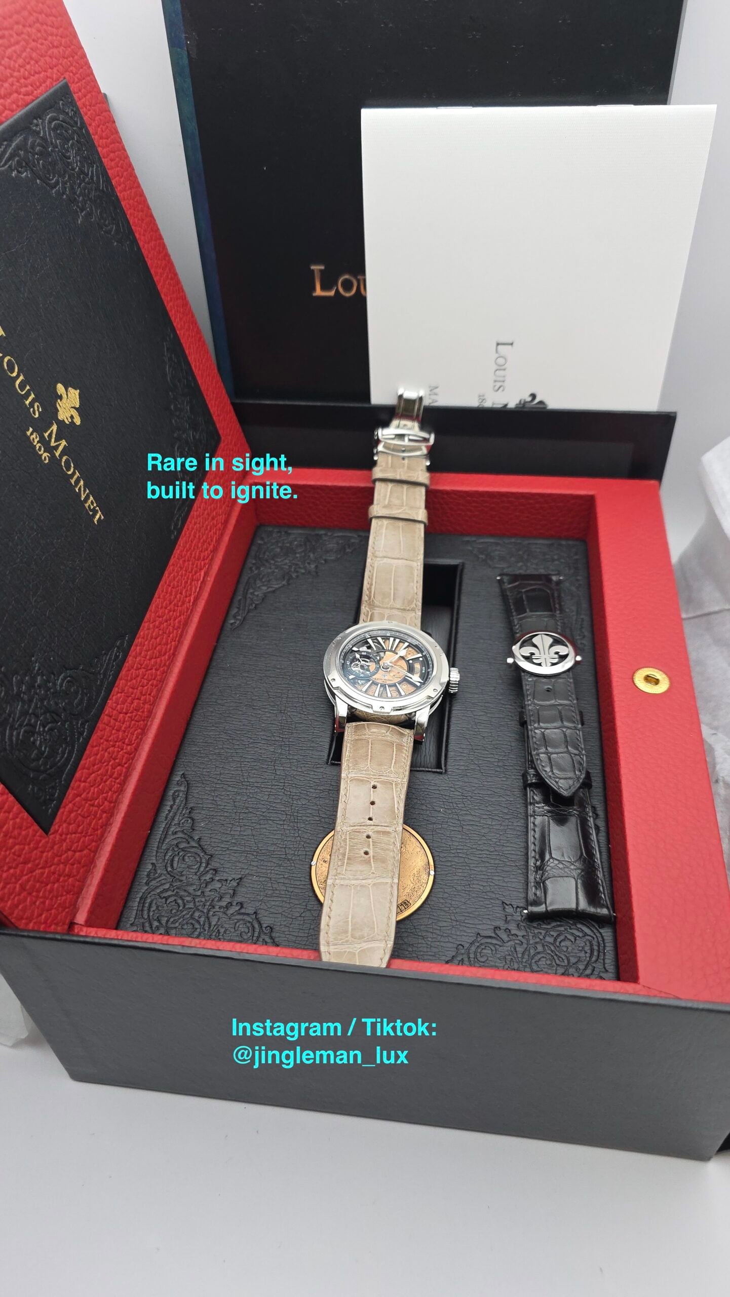 Louis Moinet Mars lm-45.10b.ma 45mm Mars Stainless Steel Ltd Edn 60 pcs Full Set - Image 9