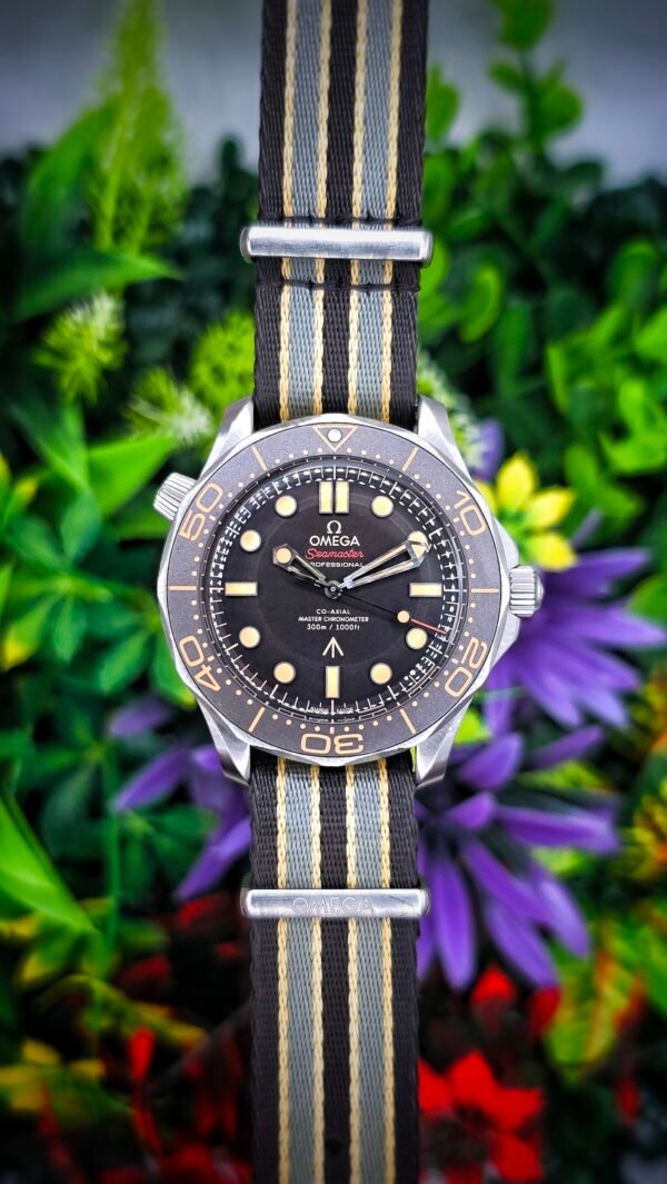 Omega James Bond Seamaster Diver 300m 210.92.42.20.01.001 No Time To Die NTTD 42mm Titanium Brown Full Set