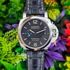 Panerai Luminor Marina 1950 3 Days Automatic PAM01392 PAM 1392 Black 42mm Stainless Steel Full Set - Image 1