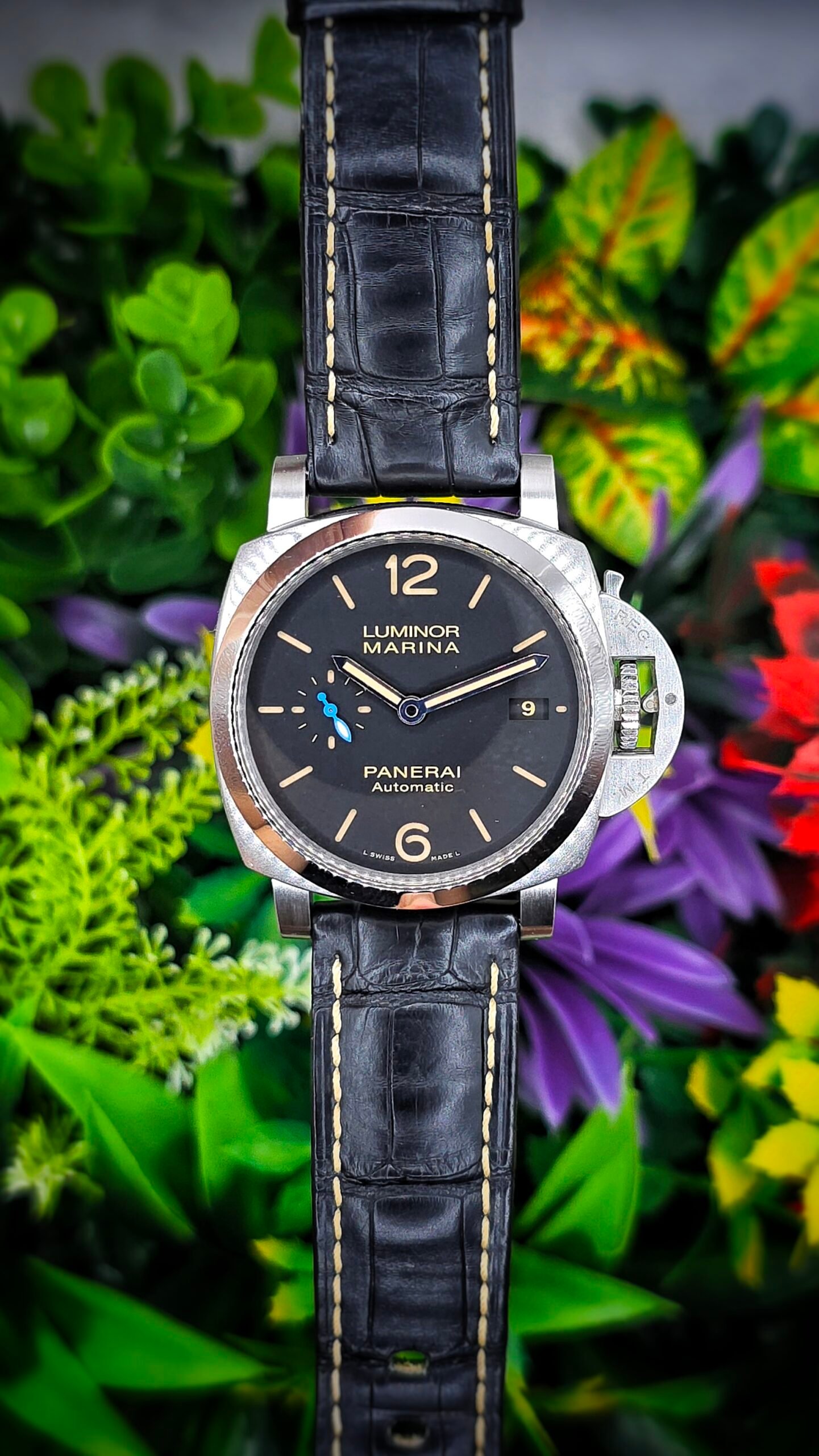 Panerai Luminor Marina 1950 3 Days Automatic PAM01392 PAM 1392 Black 42mm Stainless Steel Full Set - Image 1