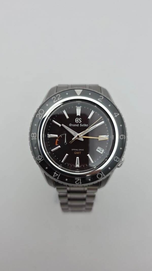 Grand Seiko GMT Sport Collection SBGE245 SBGE245G Ltd 600 pcs Spring Drive 44mm Stainless Steel Red Full Set MSRP 8.9K