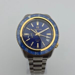 Grand Seiko Sport Collection GMT SBGE248 SBGE248G 44mm Steel Gold Blue Full Set MSRP 18K - Image 2