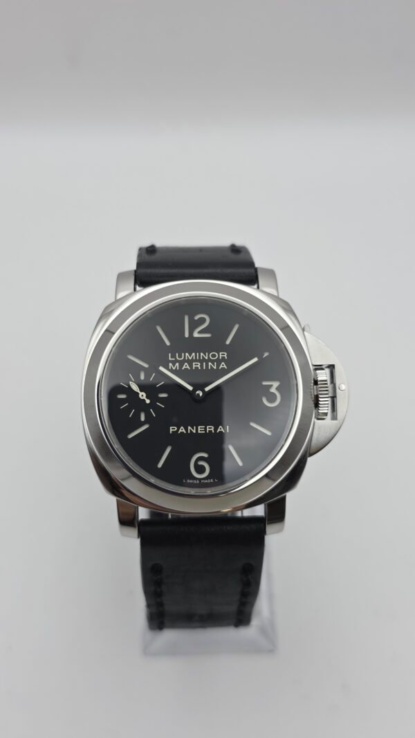 Panerai Luminor Marina PAM 111 PAM00111 44mm Black Steel Complete Set Box Papers