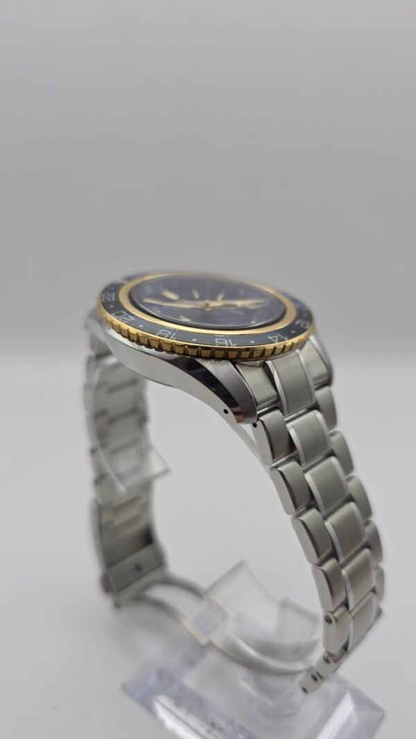 Grand Seiko Sport Collection GMT SBGE248 SBGE248G 44mm Steel Gold Blue Full Set MSRP 18K