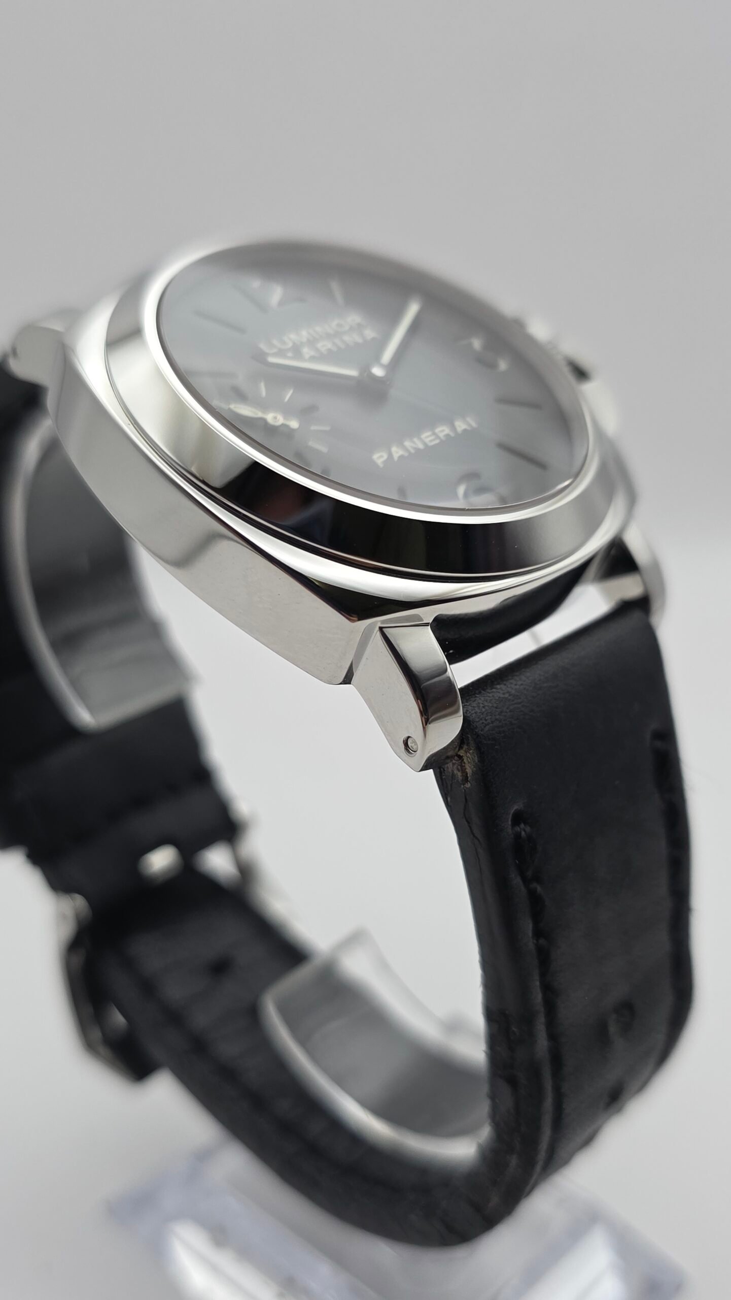 Panerai Luminor Marina PAM 111 PAM00111 44mm Black Steel Complete Set Box Papers - Image 6