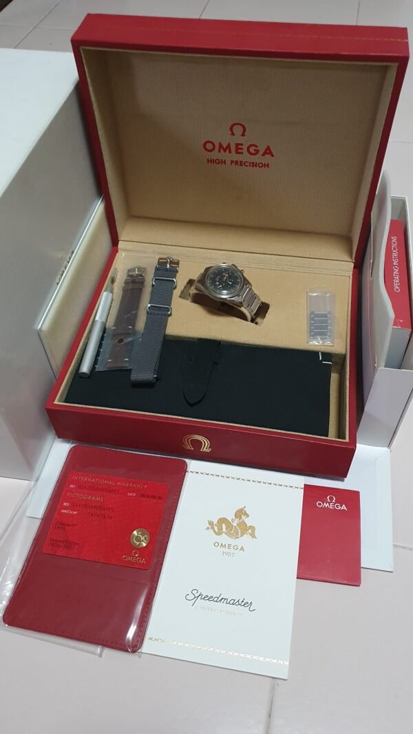 Omega Speedmaster '57 1957 Trilogy 311.10.39.30.01.001 Black 39mm Steel Full Set
