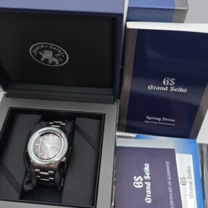Grand Seiko GMT Sport Collection SBGE245 SBGE245G Ltd 600 pcs Spring Drive 44mm Stainless Steel Red Full Set MSRP 8.9K - Image 9