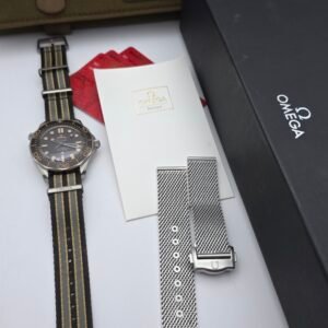 Omega James Bond Seamaster Diver 300m 210.92.42.20.01.001 No Time To Die NTTD 42mm Titanium Brown Full Set - Image 9