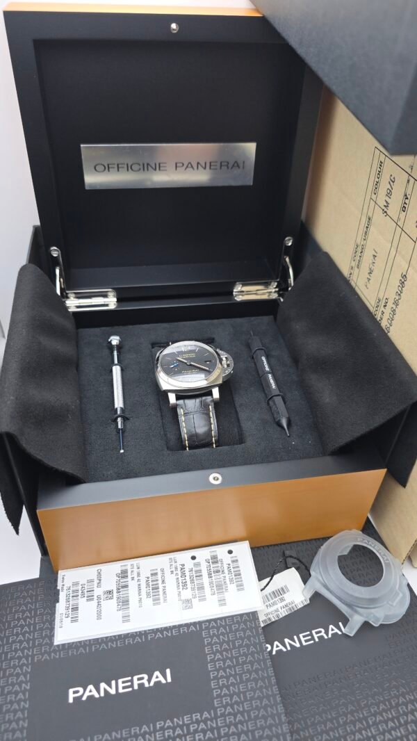 Panerai Luminor Marina 1950 3 Days Automatic PAM01392 PAM 1392 Black 42mm Stainless Steel Full Set