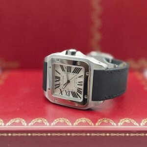 Cartier Santos 100 XL W20073X8 41mm White Steel Full Set - Image 1