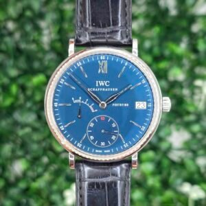 IWC Portofino hand wound 8 days IW510106 45mm Blue Steel Full Set - Image 1