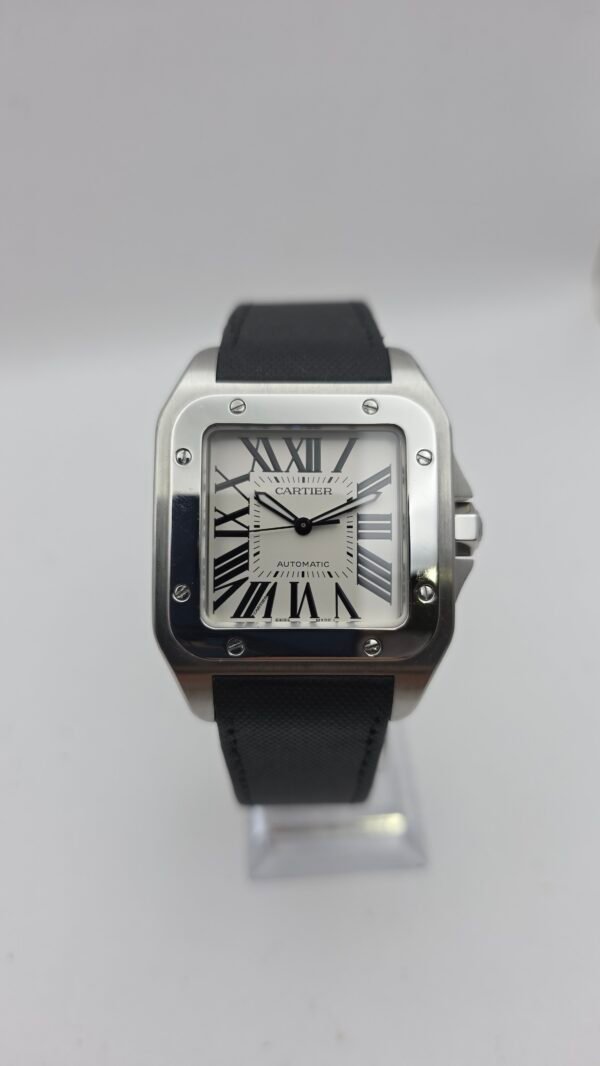 Cartier Santos 100 XL W20073X8 41mm White Steel Full Set