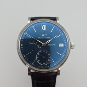 IWC Portofino hand wound 8 days IW510106 45mm Blue Steel Full Set - Image 2