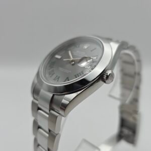 JULY 2026 Rolex Datejust 41 126300 126300-0013 Wimbledon 41mm Grey Green Steel Full Set - Image 3