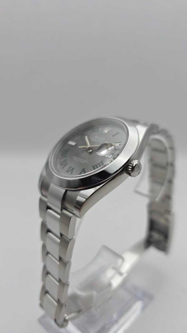 JULY 2026 Rolex Datejust 41 126300 126300-0013 Wimbledon 41mm Grey Green Steel Full Set