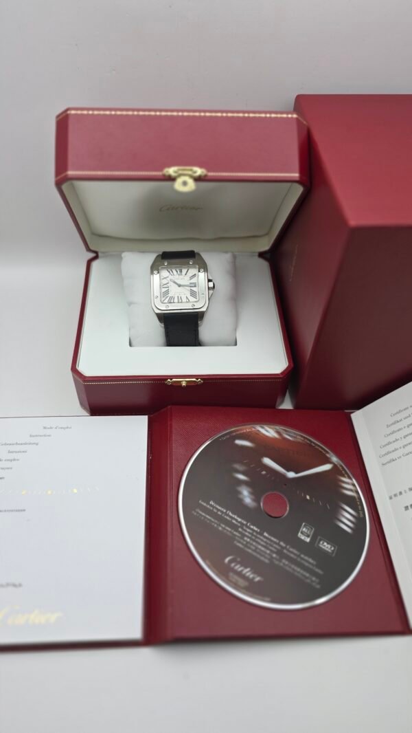 Cartier Santos 100 XL W20073X8 41mm White Steel Full Set