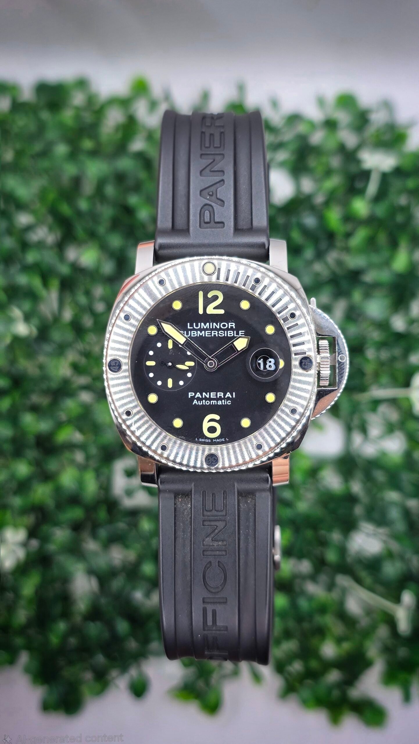 Panerai Luminor Submersible PAM 24 PAM00024 44mm Steel Black Full Set - Image 1