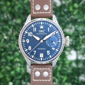 IN WARRANTY IWC Big Pilot Le Petit Prince 7 days IW501002 46mm Steel Blue Full Set MSRP 19K - Image 1