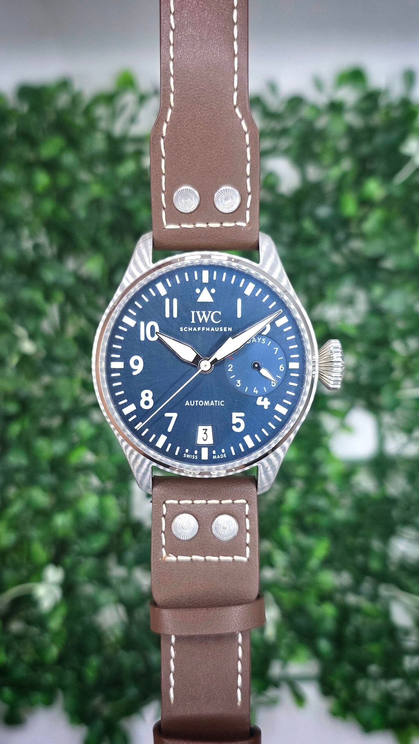 IN WARRANTY IWC Big Pilot Le Petit Prince 7 days IW501002 46mm Steel Blue Full Set MSRP 19K - Image 1