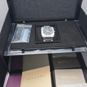 UNDER WARRANTY Bulgari Bvlgari Octo Finissimo 103297 40mm Steel Black Full Set MSRP 19K - Image 10