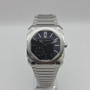UNDER WARRANTY Bulgari Bvlgari Octo Finissimo 103297 40mm Steel Black Full Set MSRP 19K - Image 2