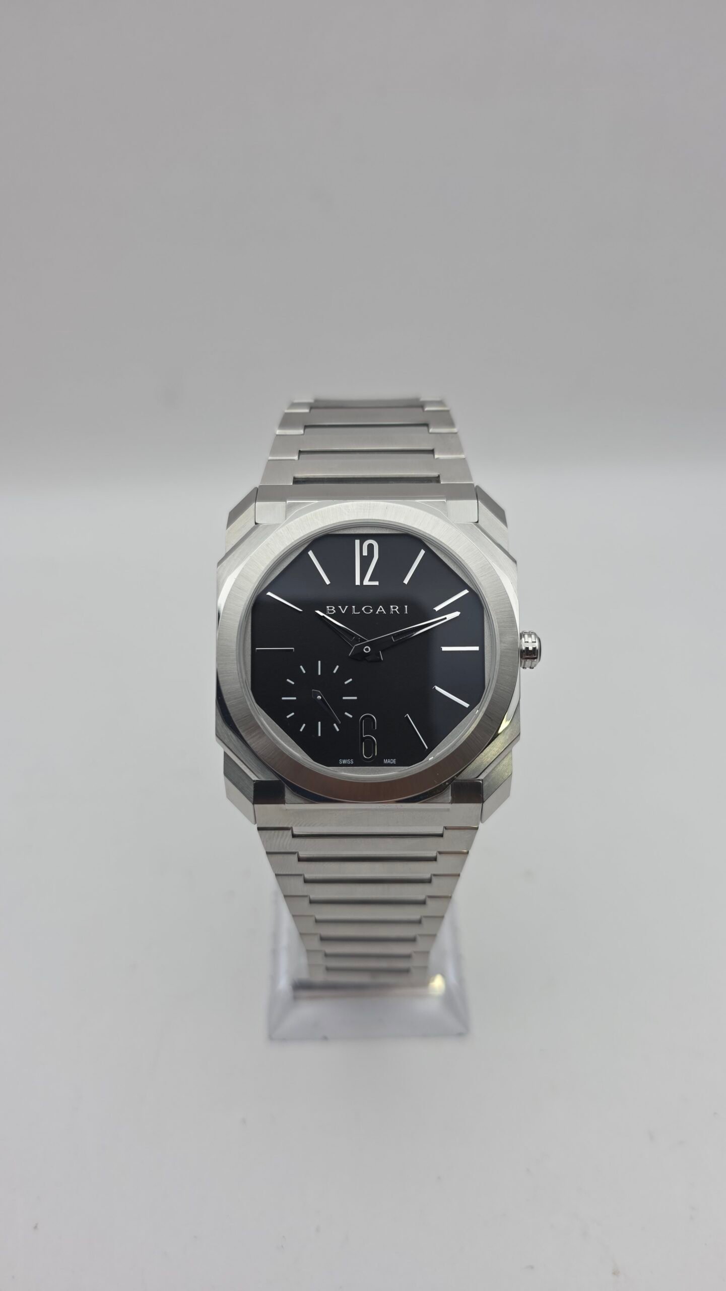 UNDER WARRANTY Bulgari Bvlgari Octo Finissimo 103297 40mm Steel Black Full Set MSRP 19K - Image 2